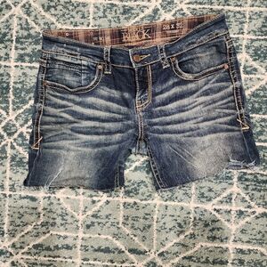 Womens buckle black sz 28 jean shorts